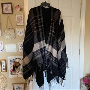 Francescas Winter Poncho. One sise fits all. Brand new with tags on still